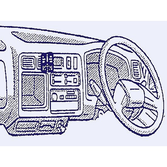 Dashmount 71552 Upper Console Mounting Bracket Toyota Dyna Upto 2001