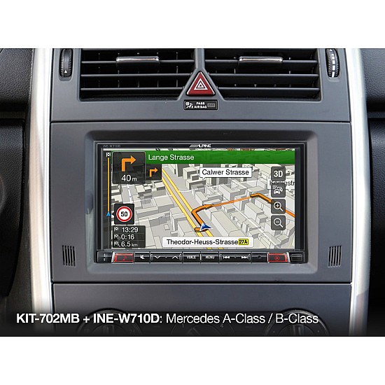 Alpine KIT-702MB 7-inch Installation Kit with CAN Interface for Mercedes