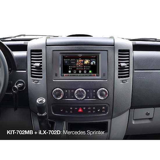 Alpine KIT-702MB 7-inch Installation Kit with CAN Interface for Mercedes