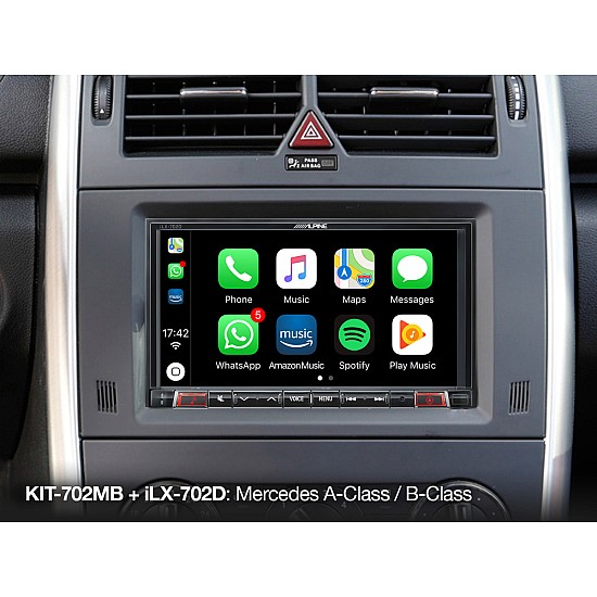 Alpine KIT-702MB 7-inch Installation Kit with CAN Interface for Mercedes