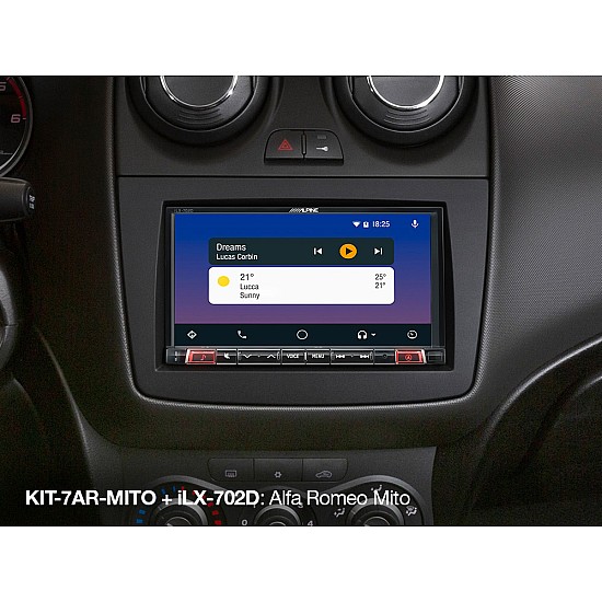 Alpine KIT-7AR-MITO 7-inch installation Kit for Alfa Romeo Mito (955)
