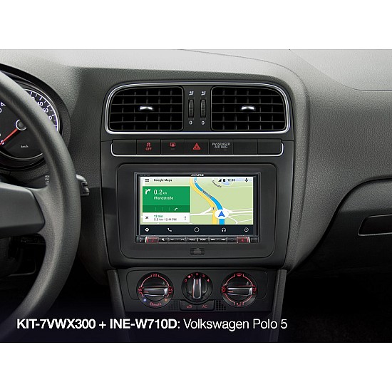 Alpine KIT-7VWX300 7” Installation Kit for Volkswagen platforms (MIB-PQ/Golf VI - Seat, Skoda and VW)