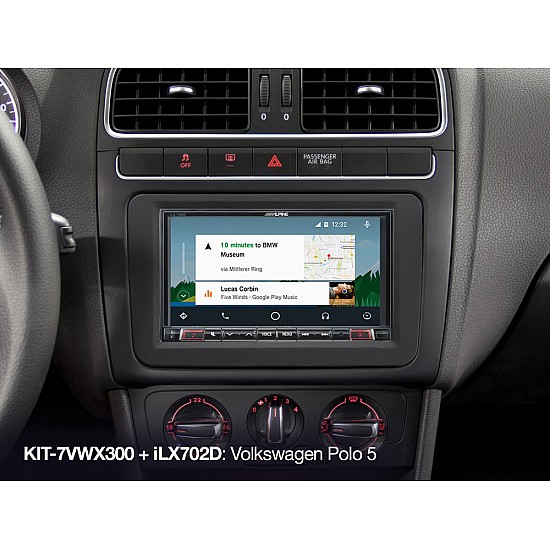 Alpine KIT-7VWX300 7” Installation Kit for Volkswagen platforms (MIB-PQ/Golf VI - Seat, Skoda and VW)