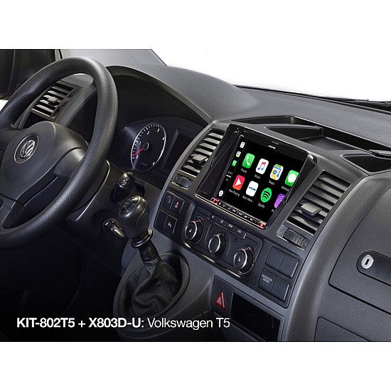 Alpine KIT-802T5 8 inch Installation Kit for Volkswagen T5 Facelift and T6 (7 H/E/J)
