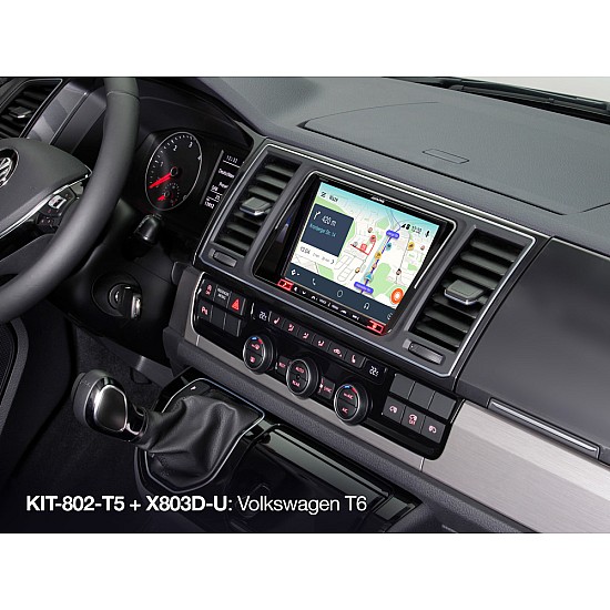 Alpine KIT-802T5 8 inch Installation Kit for Volkswagen T5 Facelift and T6 (7 H/E/J)