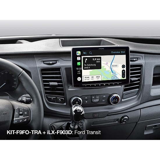 Alpine KIT-F9FO-TRA installation Kit for Ford Transit Custom