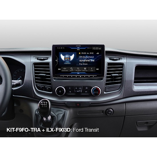 Alpine KIT-F9FO-TRA installation Kit for Ford Transit Custom