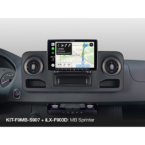 Alpine KIT-F9MB-S907 installation Kit for Mercedes Sprinter W907 (VS 30) from 2018 and newer