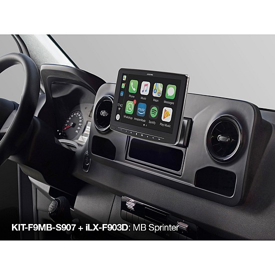 Alpine KIT-F9MB-S907 installation Kit for Mercedes Sprinter W907 (VS 30) from 2018 and newer