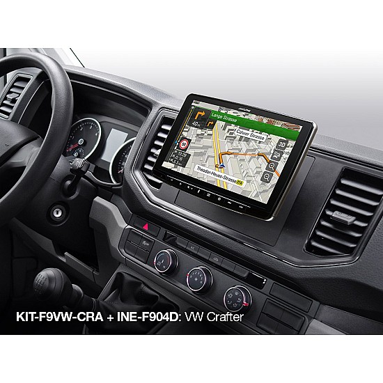 Alpine KIT-F9VW-CRA installation Kit for VW Crafter from 2017 and newer