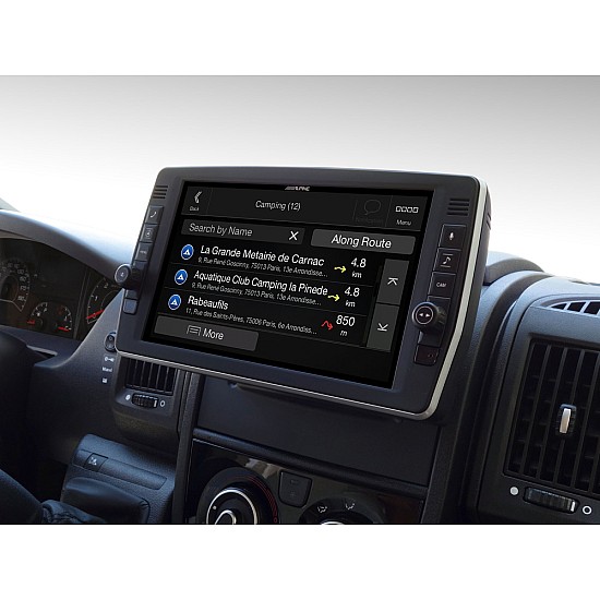 Alpine X903D-DU2 9” Touch Screen Navigation with Swivel Display for Fiat Ducato III, Citroën Jumper II and Peugeot Boxer II