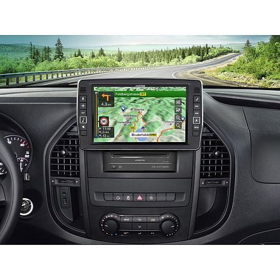 Alpine X903D-V447 9” Touch Screen Navigation for Mercedes Vito Apple Car Play, Android Auto Alpine X903D-V447 9” Touch Screen Navigation for Mercedes Vito Apple Car Play, Android Auto