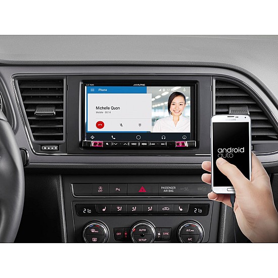 Alpine iLX-702LEON Car stereo - 7 inch Screen DAB Bluetooth Carplay Android Auto