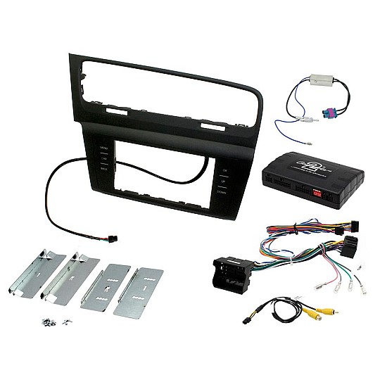 Connects2 Car Stereo Fitting Kit Double DIN Facia Radio Installation For Volkswagen - CTKVW09L