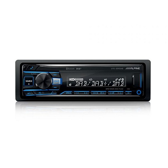 Alpine UTE-204DAB DAB+ USB Bluetooth Android Car Stereo Digital Media Receiver