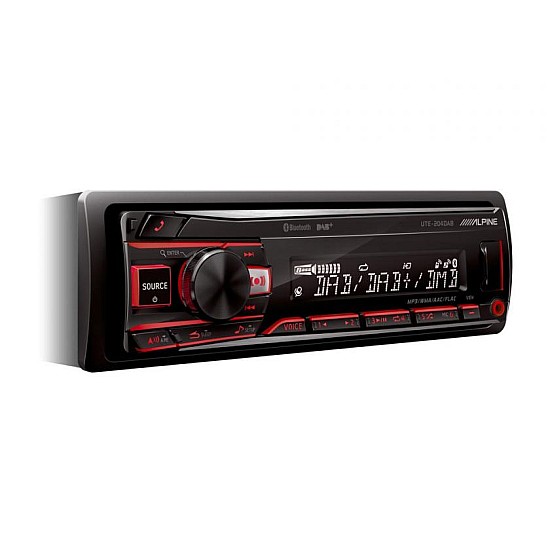 Alpine UTE-204DAB DAB+ USB Bluetooth Android Car Stereo Digital Media Receiver
