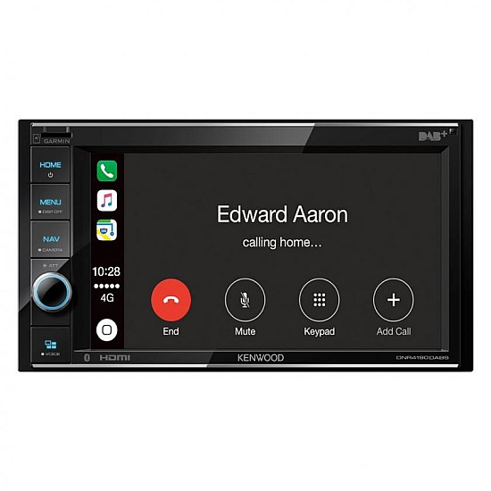 Kenwood DNR4190DABS Mechless Double Din WVGA 6.2" Touch Screen USB iPhone Android Control Kenwood DNR4190DABS Mechless Double Din WVGA 6.2" Touch Screen USB iPhone Android Control