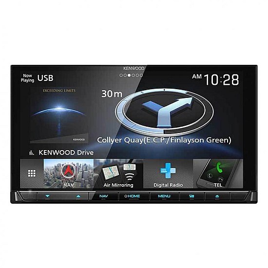 Kenwood DNX9190DABS 6.8” HD AV-Receiver/Navigation System WiFi & DAB CarPlay Kenwood DNX9190DABS 6.8” HD AV-Receiver/Navigation System WiFi & DAB CarPlay