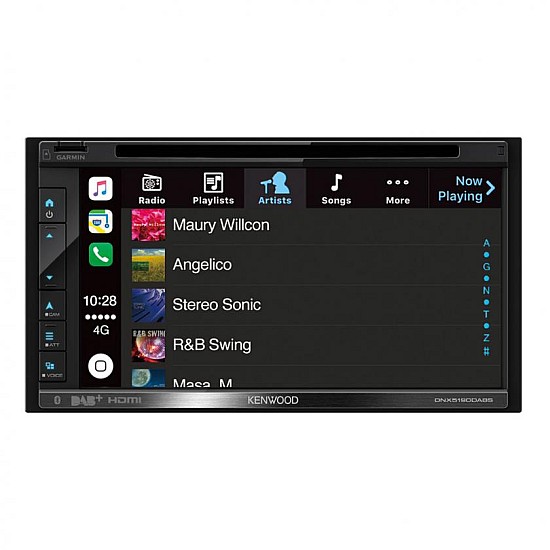 Kenwood DNX5190DABS 6.8” Garmin Navigation System DAB Radio Apple CarPlay Android Auto