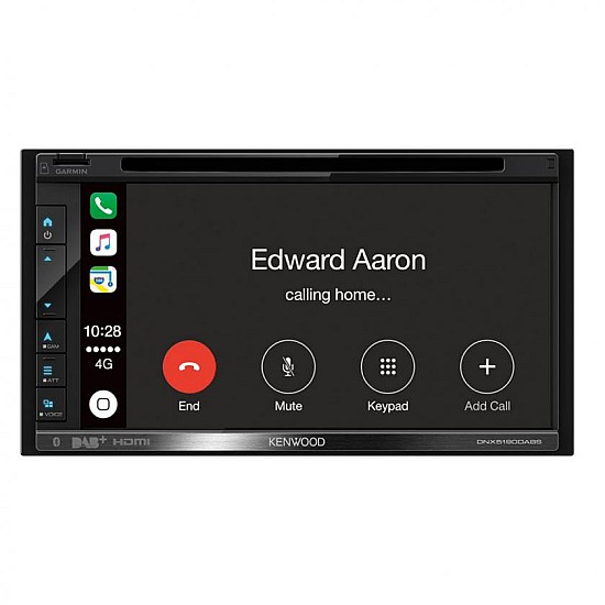 Kenwood DNX5190DABS 6.8” Garmin Navigation System DAB Radio Apple CarPlay Android Auto