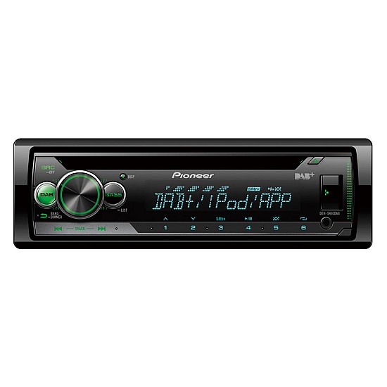 Pioneer DEH-S410DAB Single DIN CD Tuner DAB/DAB+ USB Spotify iPhone & Android Stereo