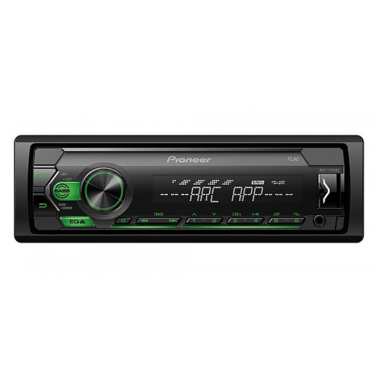 Pioneer MVH-S120UBG Mechless Car Stereo RDS tuner USB Aux-In Android Green Illumination