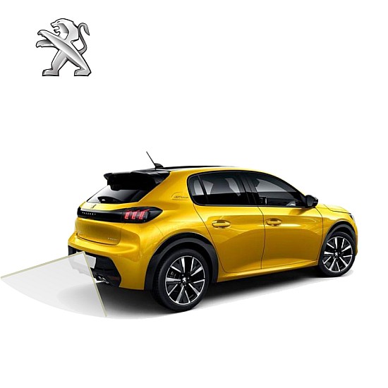 Peugeot 208 Reversing Rear View Camera Kit with Guidelines - IVI 10"