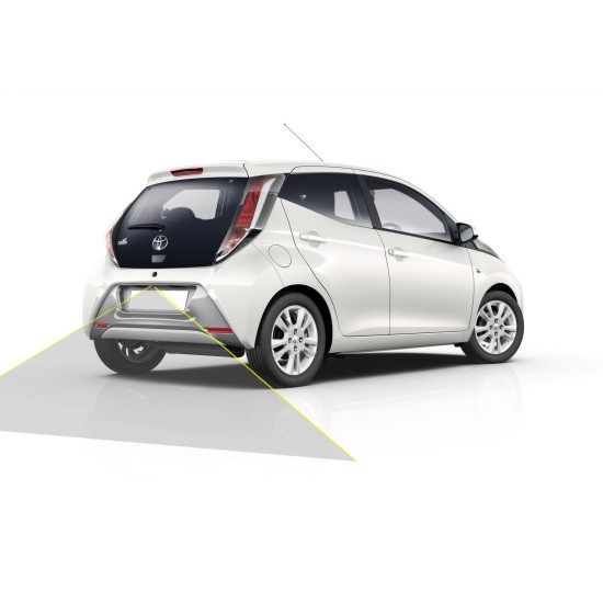 TOYOTA AYGO Reversing Rear View Camera Kit with Guidelines TOYOTA AYGO Reversing Rear View Camera Kit with Guidelines