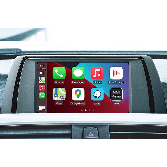Wireless Apple CarPlay Retrofit for BMW with Siri Voice Control BimmerTech CarPlay MMI Prime
