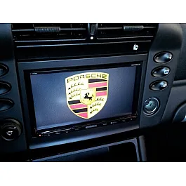 Porsche 911, Boxster Double DIN Car Stereo Fascia Adapter Cage Kit