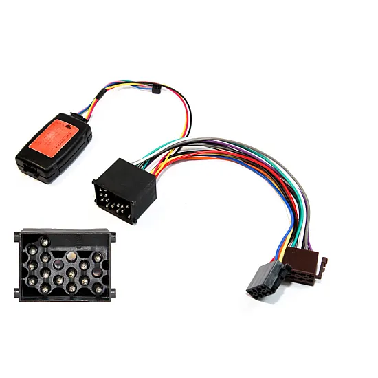 BMW E39 5 Series Single DIN Car Stereo Upgrade Fitting Kit (ROUND PIN CONNECTION)