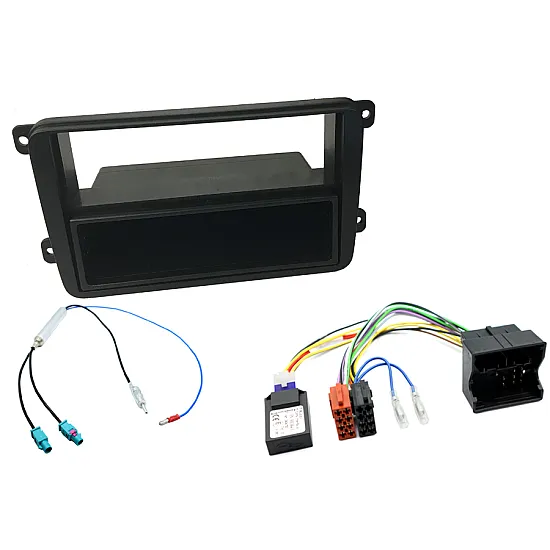 Volkswagen with RCD300, RCD500, RNSMFD-2 Single DIN Car Stereo Upgrade Fitting Kit (Twin Fakra)