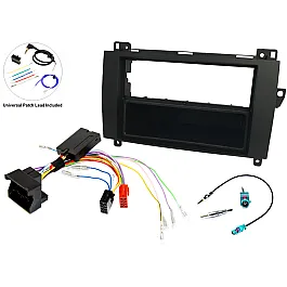 Mercedes Vito (2015-2024) Single DIN Car Stereo Fascia SWC Upgrade Fitting Kit 