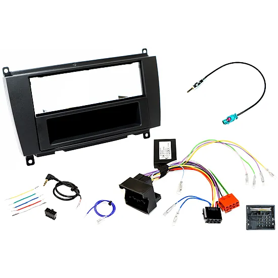 Mercedes CLK (2005-2009) Single DIN Car Stereo Fitting Kit (MATT BLACK) Mercedes CLK (2005-2009) Single DIN Car Stereo Fitting Kit (MATT BLACK)