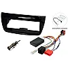Vauxhall Combo D (2011 -2017) Single DIN Car Stereo Upgrade Fitting Kit (GLOSS BLACK)
