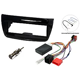 Fiat Doblo Single DIN Car Stereo Upgrade Fitting Kit (GLOSS BLACK)