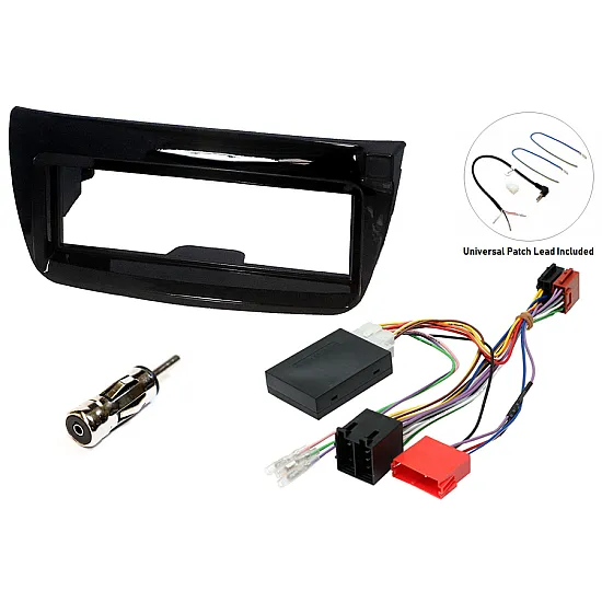 Vauxhall Combo D (2011 -2017) Single DIN Car Stereo Upgrade Fitting Kit (GLOSS BLACK)