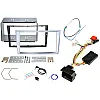 Vauxhall Corsa D 2006-2014 Double DIN Car Stereo Fitting Kit with SWC (MATT CHROME/ SILVER)
