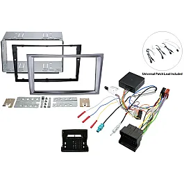 Vauxhall Antara, Astra, Zafira Double DIN Car Stereo Fitting Upgrade Kit (CHARCOAL METALLIC)