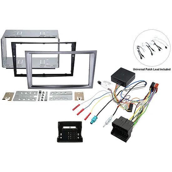 Vauxhall Antara, Astra, Zafira Double DIN Car Stereo Fitting Upgrade Kit (CHARCOAL METALLIC) Vauxhall Antara, Astra, Zafira Double DIN Car Stereo Fitting Upgrade Kit (CHARCOAL METALLIC)