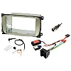 Ford (OVAL Radio) Double DIN Car Stereo Fascia SWC CAN Fitting Kit (Silver)