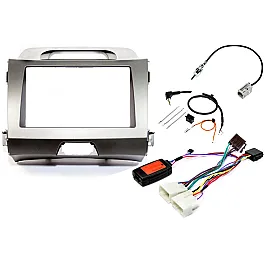 Kia Sportage (2010-2015) Standard Audio Car Stereo Fitting Kit (SILVER)