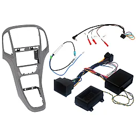 Vauxhall Astra J (2010-2015) Double DIN Car Stereo Upgrade Fitting Kit with SWC (TITANIUM GREY) Vauxhall Astra J (2010-2015) Double DIN Car Stereo Upgrade Fitting Kit with SWC (TITANIUM GREY)
