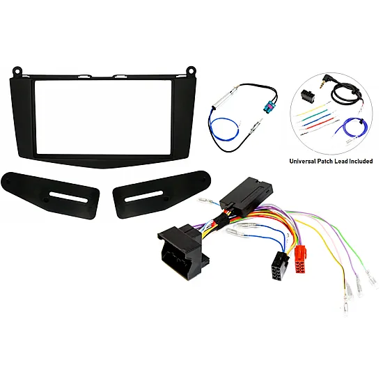 Mercedes C-Class (2007-2011) Double DIN Car Stereo Fitting Kit (WITHOUT SWITCHES)