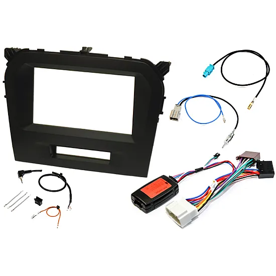 Suzuki Vitara (2015-2019) Double DIN Car Stereo Fitting Kit (MATT BLACK) Suzuki Vitara (2015-2019) Double DIN Car Stereo Fitting Kit (MATT BLACK)