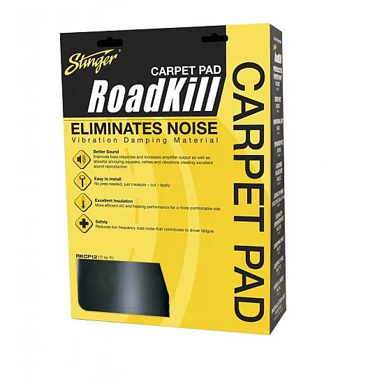 Stinger RKCP12 9mm Sound Proofing Foam for Carpet Pad/Footwells 32×54 inch Stinger RKCP12 9mm Sound Proofing Foam for Carpet Pad/Footwells 32×54 inch