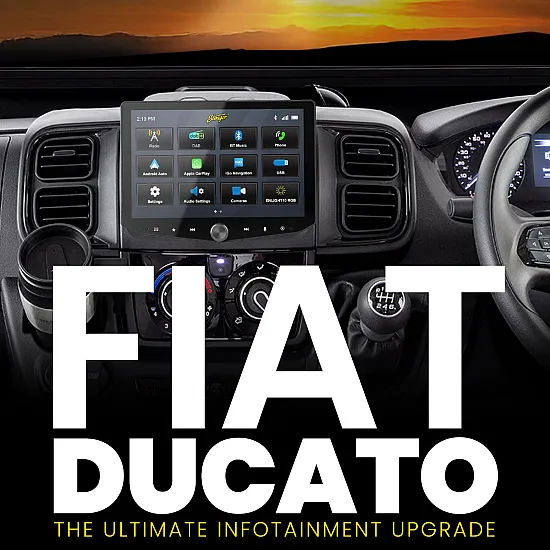 Stinger Horizon10 Fiat Ducato 8 10 inch Multimedia Apple CarPlay, Android Auto DAB Stereo Stinger Horizon10 Fiat Ducato 8 10 inch Multimedia Apple CarPlay, Android Auto DAB Stereo