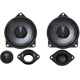 Alpine DP2-40C-B 10 cm (4") Component 2-Way Speakers for BMW 3-Series, 4-Series  Alpine DP2-40C-B 10 cm (4") Component 2-Way Speakers for BMW 3-Series, 4-Series
