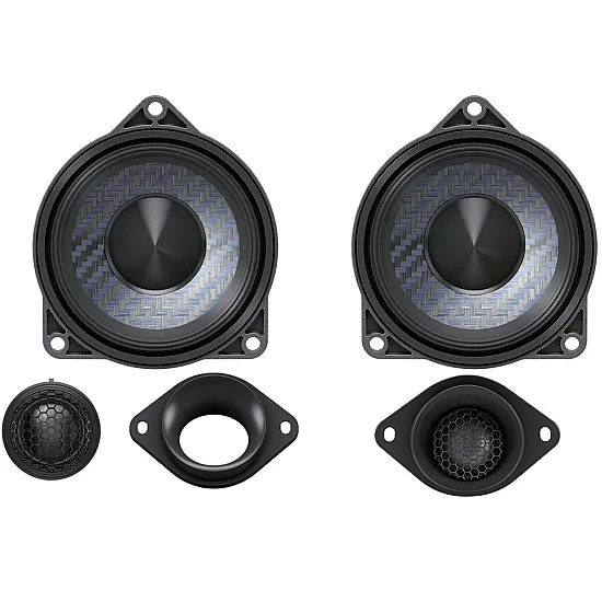 Alpine DP2-40C-B 10 cm (4") Component 2-Way Speakers for BMW 3-Series, 4-Series