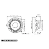 Alpine DP2-45-B 12cm 4.5 inch 2-Way Coaxial Car Speakers for BMW Vehicles Alpine DP2-45-B 12cm 4.5 inch 2-Way Coaxial Car Speakers for BMW Vehicles
